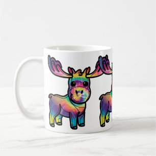 Caneca De Café Tie Dye Moose