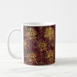 Caneca De Café Tie-Dye Mugs, Dourado Encruzado