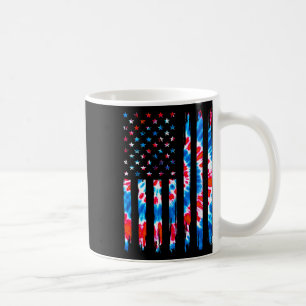 Caneca De Café Tie Dye Onsa Flag Men Women Kids American Flag 4th