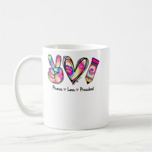 Caneca De Café Tie Dye Peace Love E Preschocoline Boy Tea