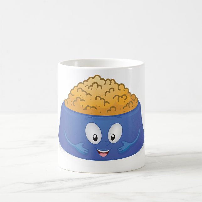 Caneca De Café Tigela de comida para cachorro feliz (Criador carregado)