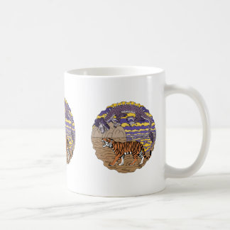 Caneca De Café Tiger and Dragon