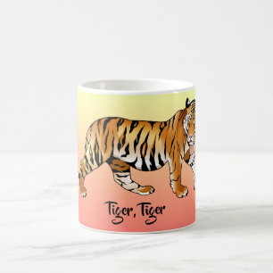 Caneca De Café Tiger Animal Pattern Mug