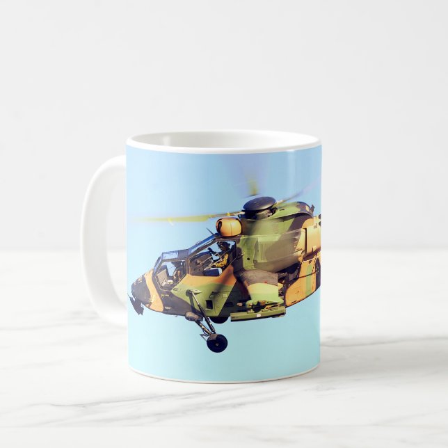 Caneca De Café TIGER ATTACK HELICOPTER (Austrália) (Frente Esquerda)