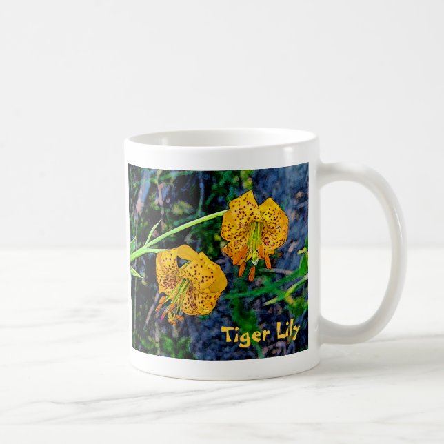 Caneca De Café Tiger Lily (Direita)