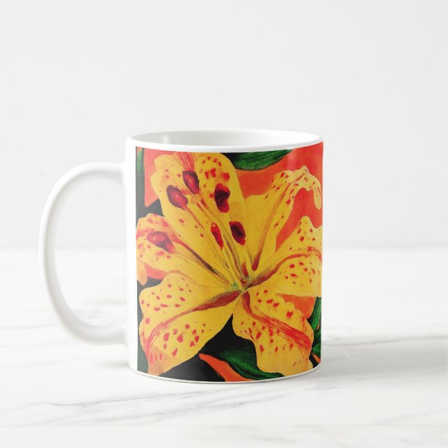 Caneca De Café Tiger Lily (Esquerda)