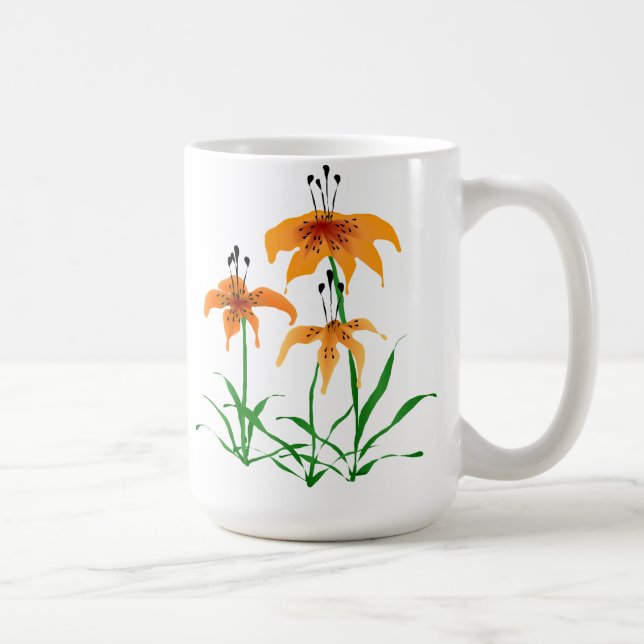 Caneca De Café Tiger Lily Mug (Direita)