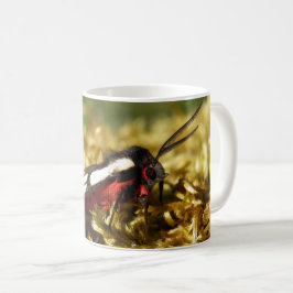 Caneca De Café Tiger Moth Inseto Mug.