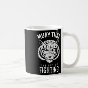 Caneca De Café Tiger Muay Thai e Kickboxing 