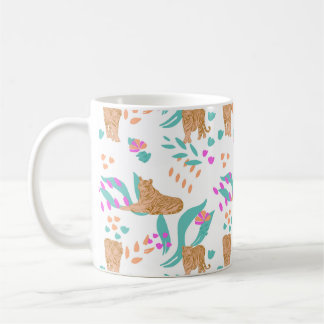 Caneca De Café Tiger Parade