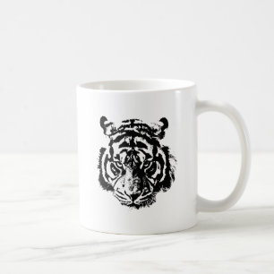 Caneca De Café Tiger Pop Art