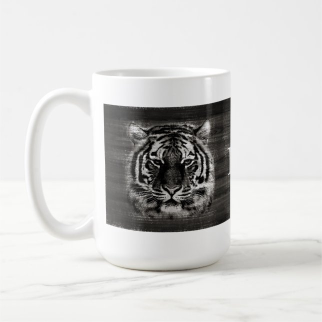 Caneca De Café Tiger - Sinal Vintage Mug (Esquerda)