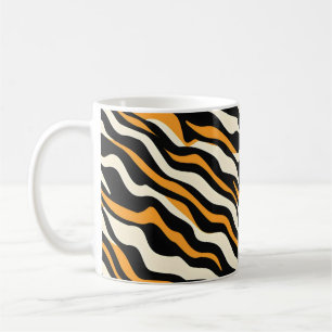 Caneca De Café Tiger Stipes Pattern
