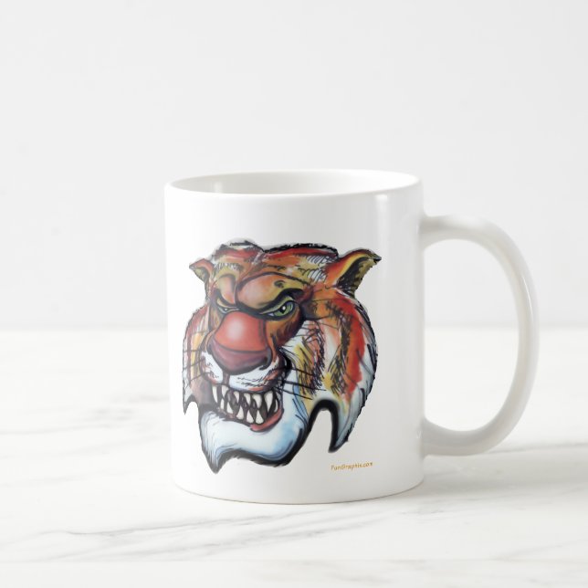 Caneca De Café Tigre (Direita)