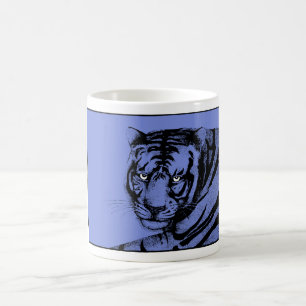CANECA DE CAFÉ TIGRE AZUL