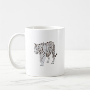 Caneca De Café Tigre Branco