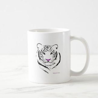 Caneca De Café Tigre branco
