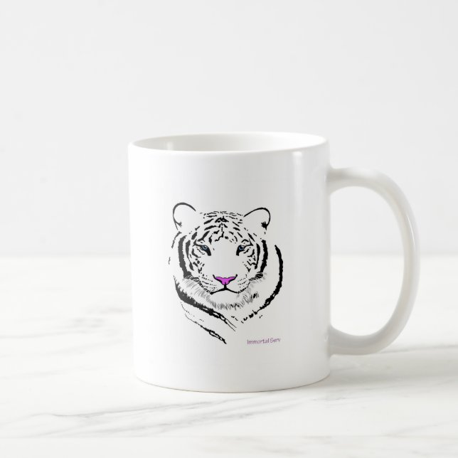 Caneca De Café Tigre branco (Direita)