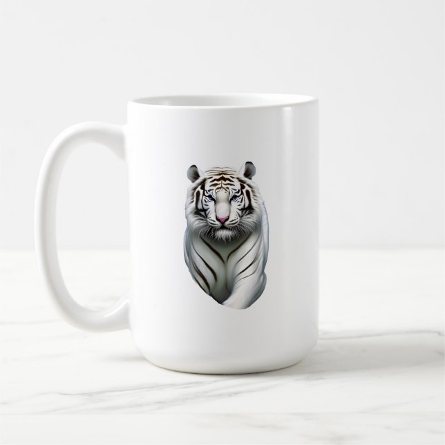 Caneca De Café Tigre Branco (Esquerda)