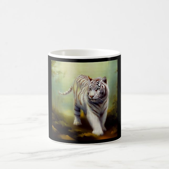 Caneca De Café Tigre Branco Chinês (29) (Centro)