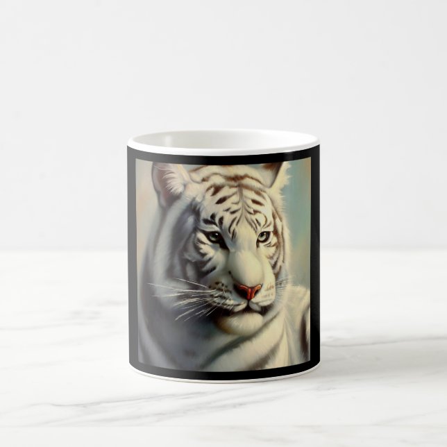 Caneca De Café Tigre branco chinês (4) (Centro)