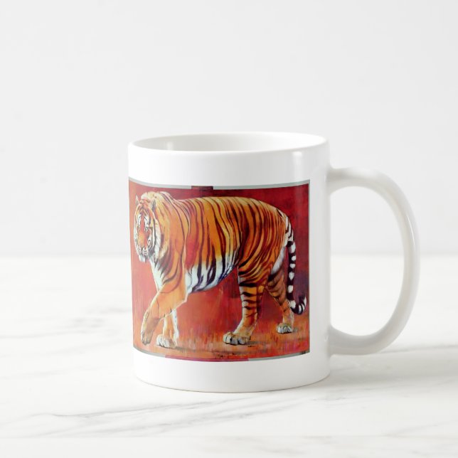 Caneca De Café Tigre de Bengal (Direita)