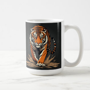 Caneca De Café Tigre de Carregamento Poderoso