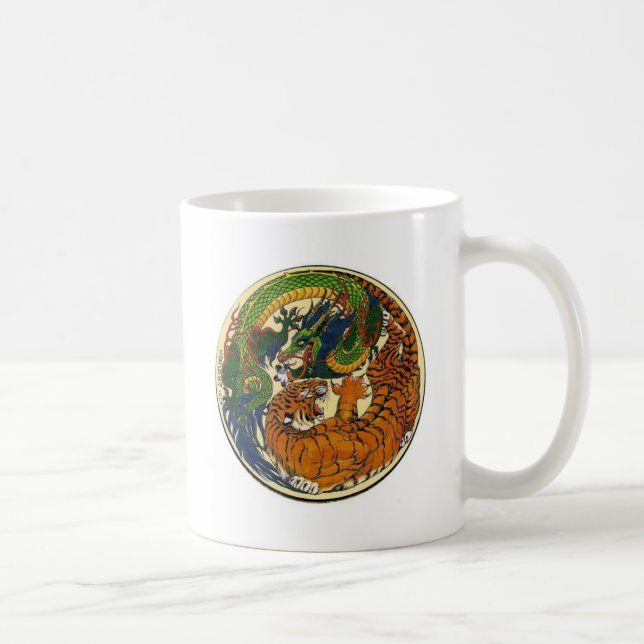 CANECA DE CAFÉ TIGRE DO DRAGÃO (Direita)