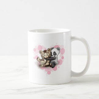 Caneca De Café Tigre e panda