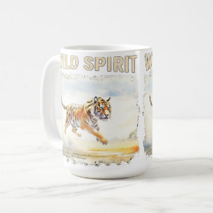 Caneca De Café Tigre em Ação - Espírito Selvagem