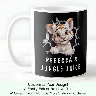 Caneca De Café Tigre Fofo Em Uma Caneca! Novidade Para Amantes De