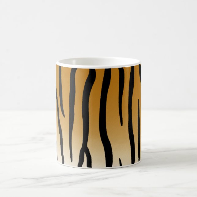 Caneca De Café Tigre Impressão Exótica Em Animais (Centro)