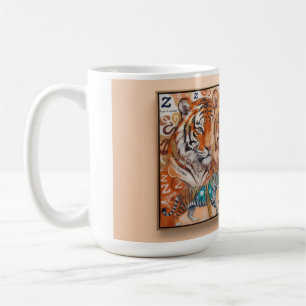 Caneca De Café Tigre Majestoso