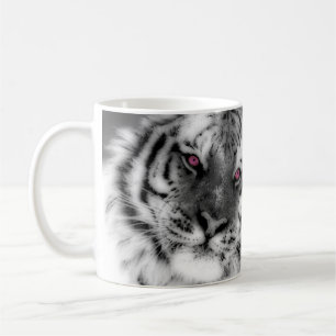 Caneca De Café Tigre Olhado Rosa