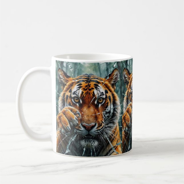 Caneca De Café Tigre passando (Esquerda)