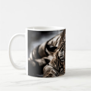 Caneca De Café Tigre Ranthambore: arte fina de close-up.