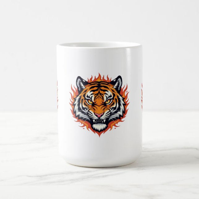 Caneca De Café Tigre Silencioso – Precisão e Poder (Centro)