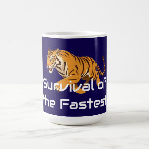 Caneca De Café Tigre – Sobrevivência do Mais Rápido