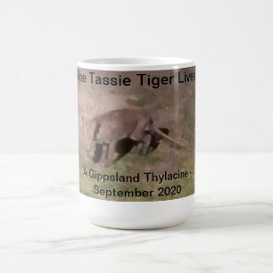 Caneca De Café Tigre Tigre Tasmânico Tigre