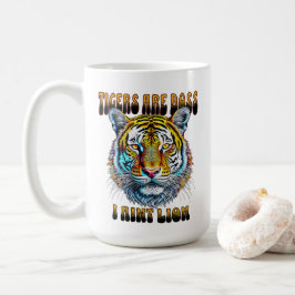 Caneca De Café Tigres são Chefes | Eu Não Estou Mentindo