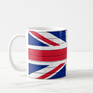 Caneca De Café Tijolos de Union Jack