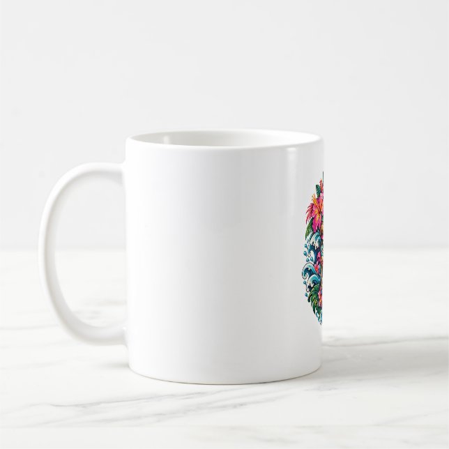 Caneca de Café Tiki Carnival Bloom (Esquerda)
