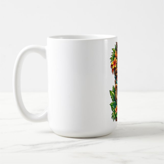 Caneca de Café Tiki Coroa da Palma Dourada (Esquerda)