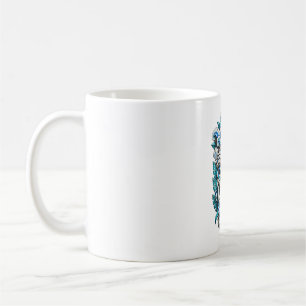 Caneca de Café Tiki Guardião de Gelo Azul
