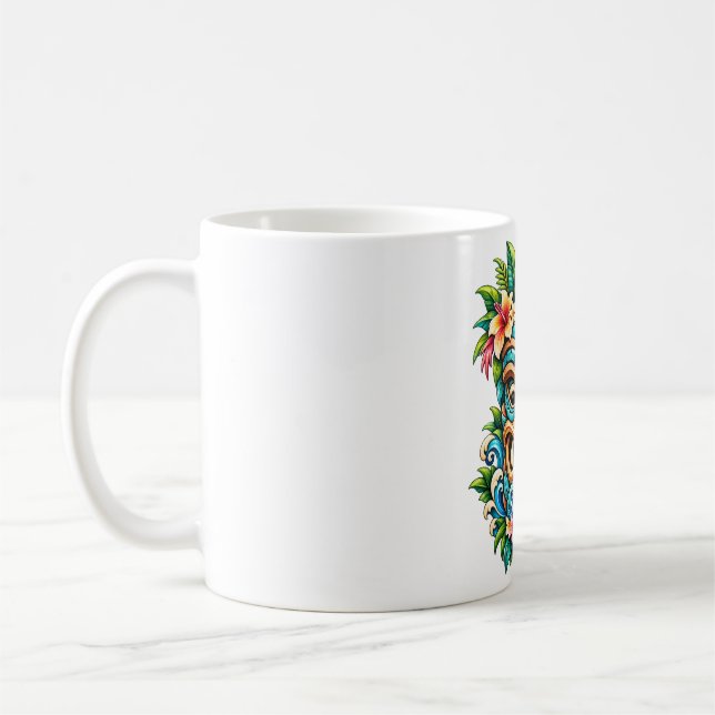 Caneca de Café Tiki Lagoon Vine (Esquerda)