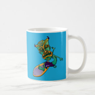Caneca De Café Tiki Surfer