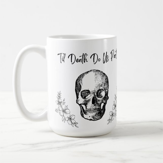 Caneca De Café Til Death Do Nós Part Wedding Mug  (Esquerda)