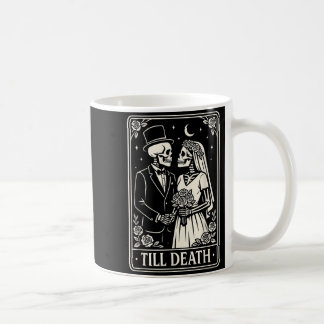 Caneca De Café Till Death Skeleton Love Couples Gothic Wedding Br