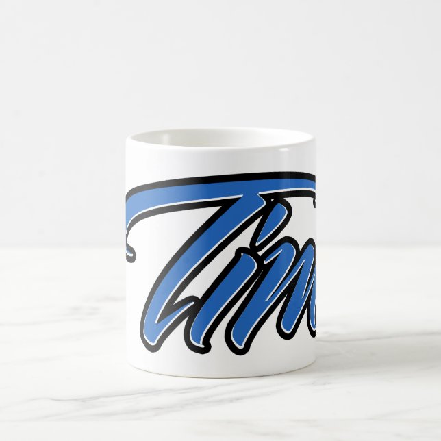 Caneca De Café Tim Vorname Name blue Tasse Kaffeetasse (Centro)
