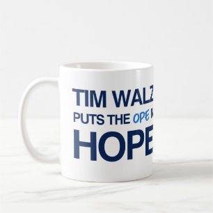 Caneca De Café Tim Walz Fan Club